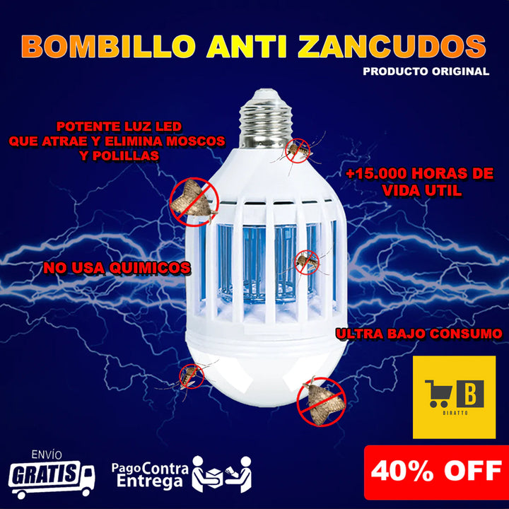 Bombillo Mata Zancudos Antimosquitos