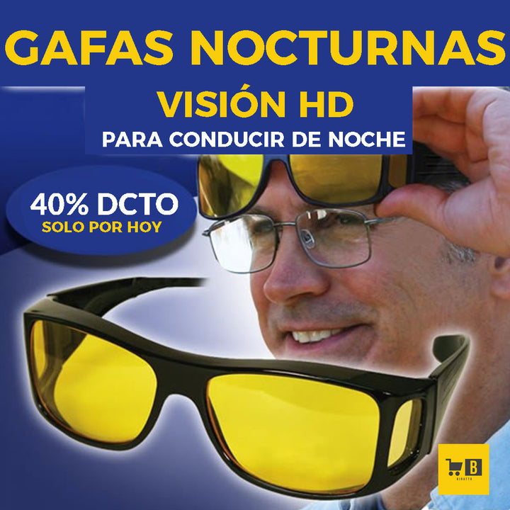 GAFAS PARA MANEJAR DE NOCHE CON VISION HD 2x1