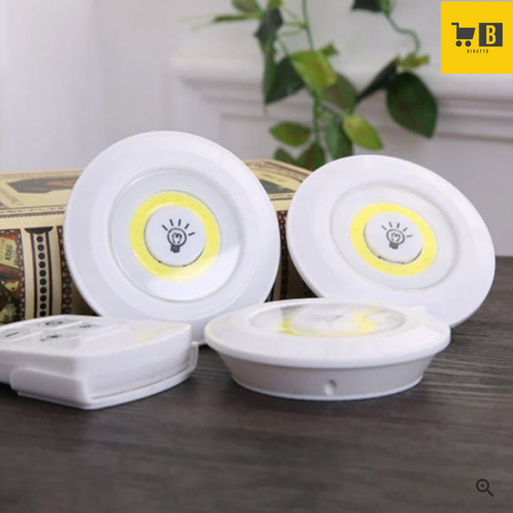 Set x3 Luces led con control + Envío Gratis